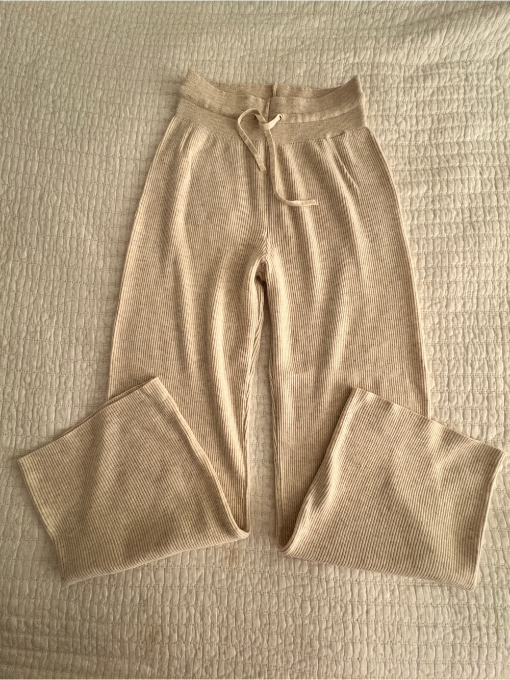 Uniqlo Washable Ribbed Knit Lounge Pants